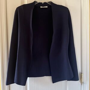 Elegant Navy Knit Jacket